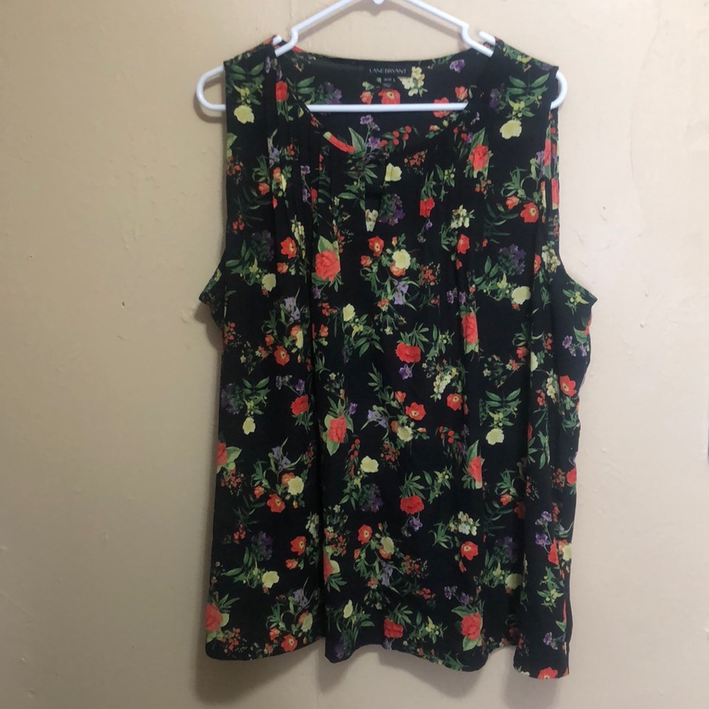 Lane Bryant Floral Tank Top